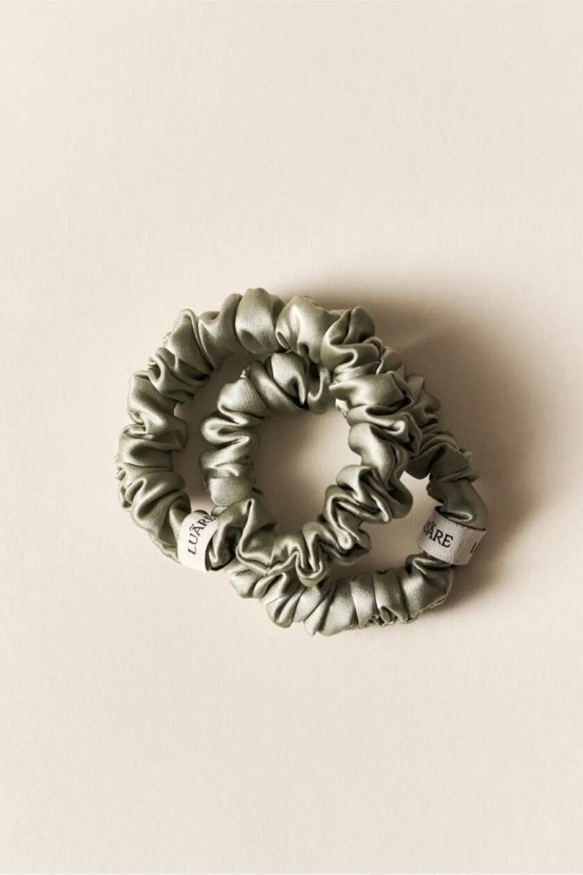 The Mini Scrunchie Coastal Green