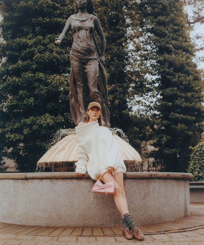 Dia Mini Bow Ballet Rose