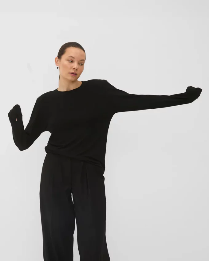 Sweatshirt Let's Talk Black