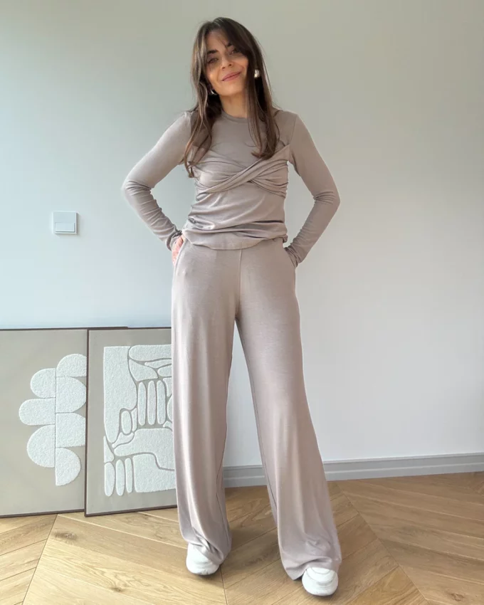 Spodnie Gentle Super Soft Taupe