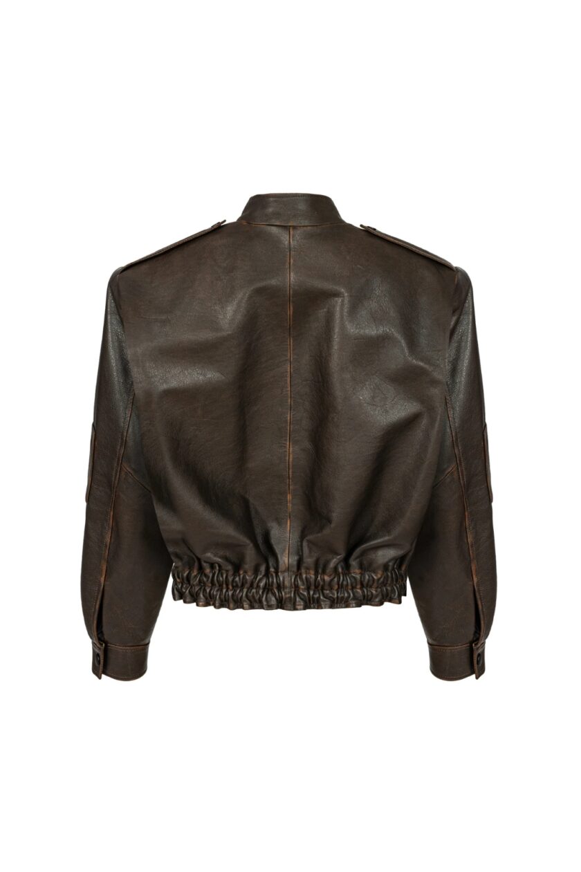 Gaiete Retro Bomber Jacket - obrazek 2