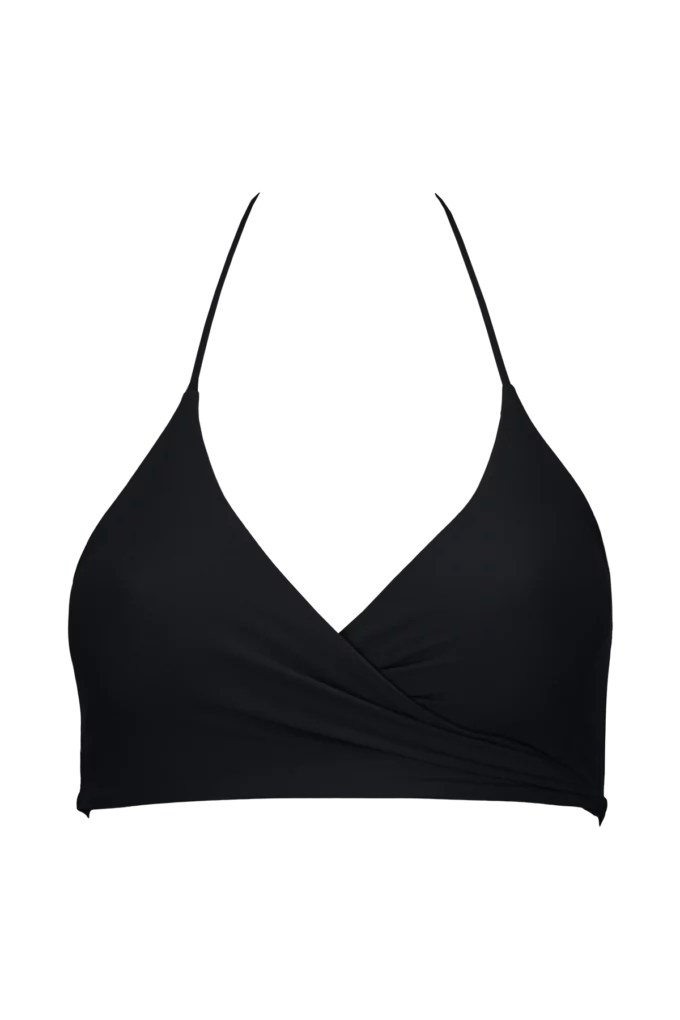 Cross Body Top Black