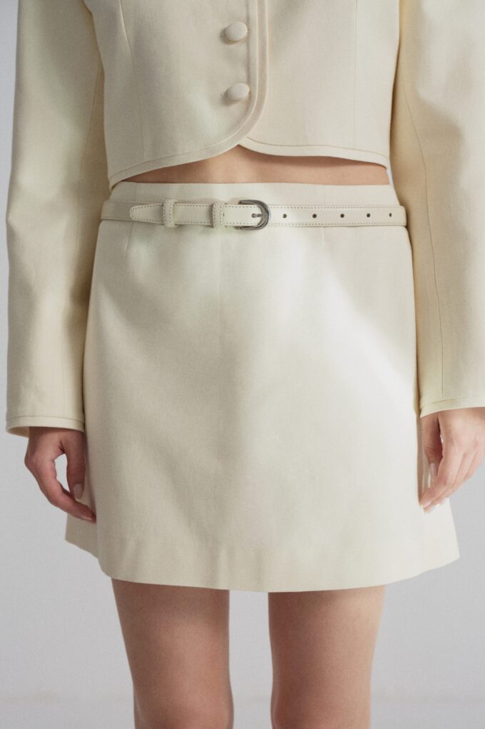 Ruth Mini Skirt Yellow