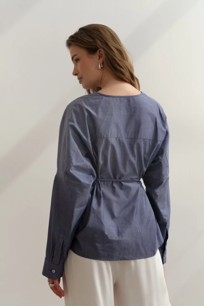Aria Blouse Denim