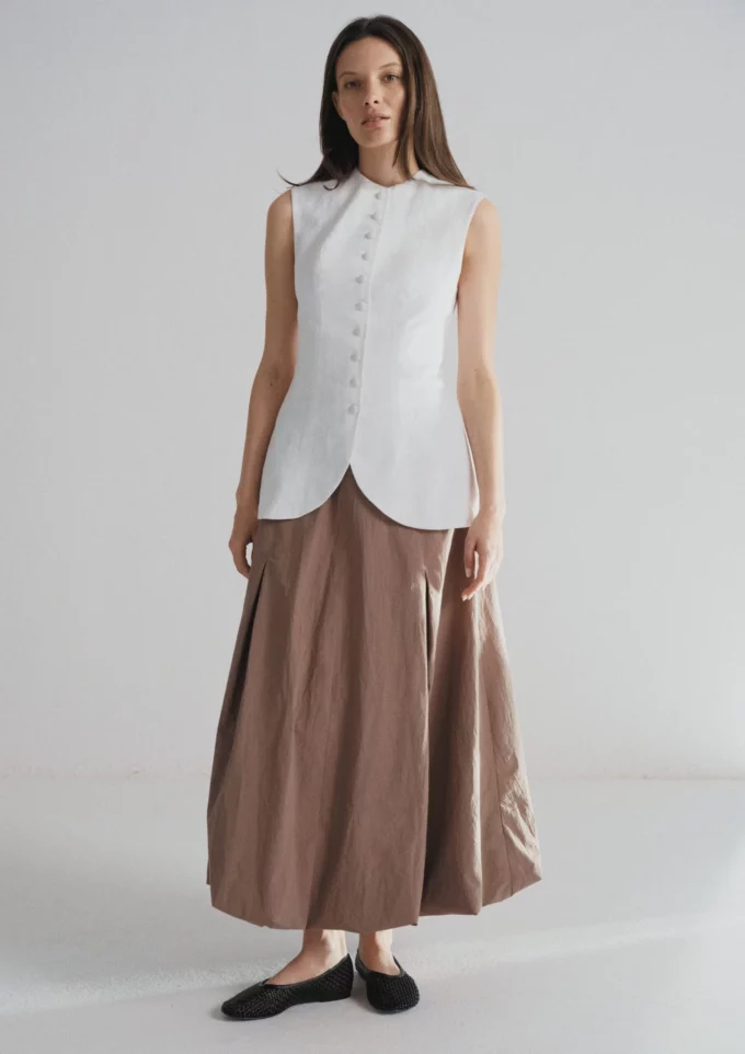 Andie Skirt Light Brown