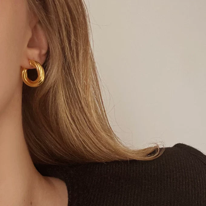 Ethel Earrings Gold