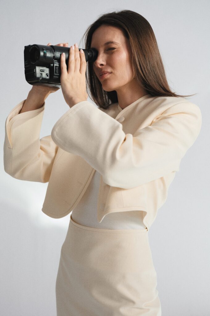 Florence Cropped Blazer Yellow