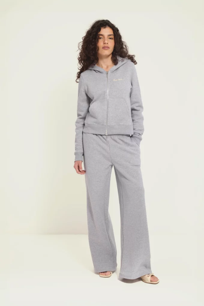 Bluza Zipped Hoodie Grey