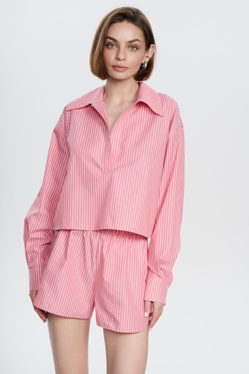 Koszula Leon Red Stripes