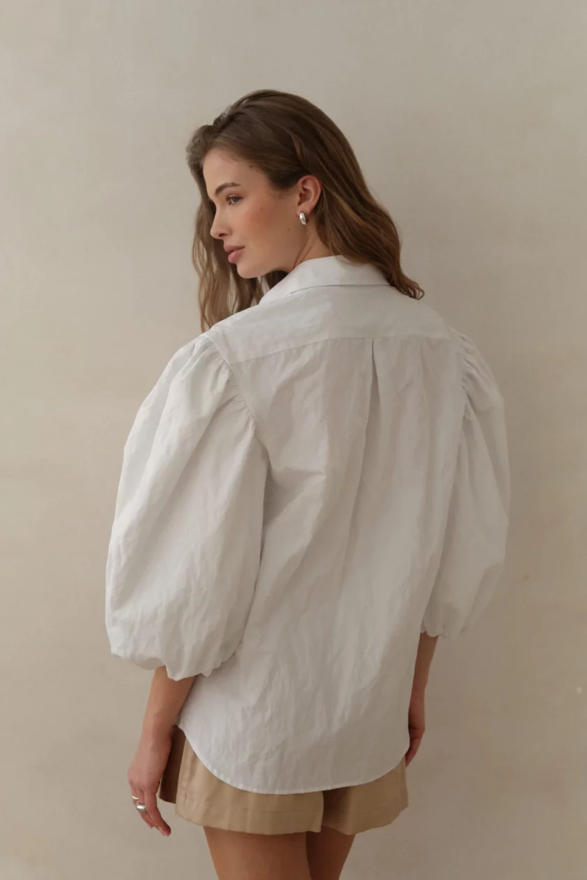 Serata Shirt White - obrazek 4