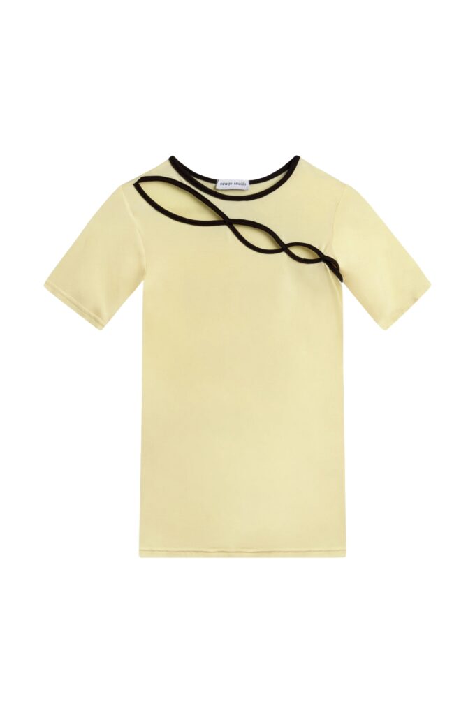 żółty t-shirt