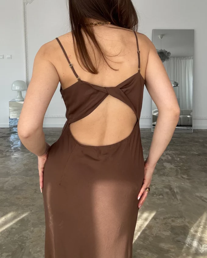 Sukienka Bow Chocolate