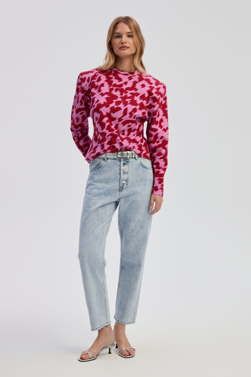 Top Alice In Pink Abstract