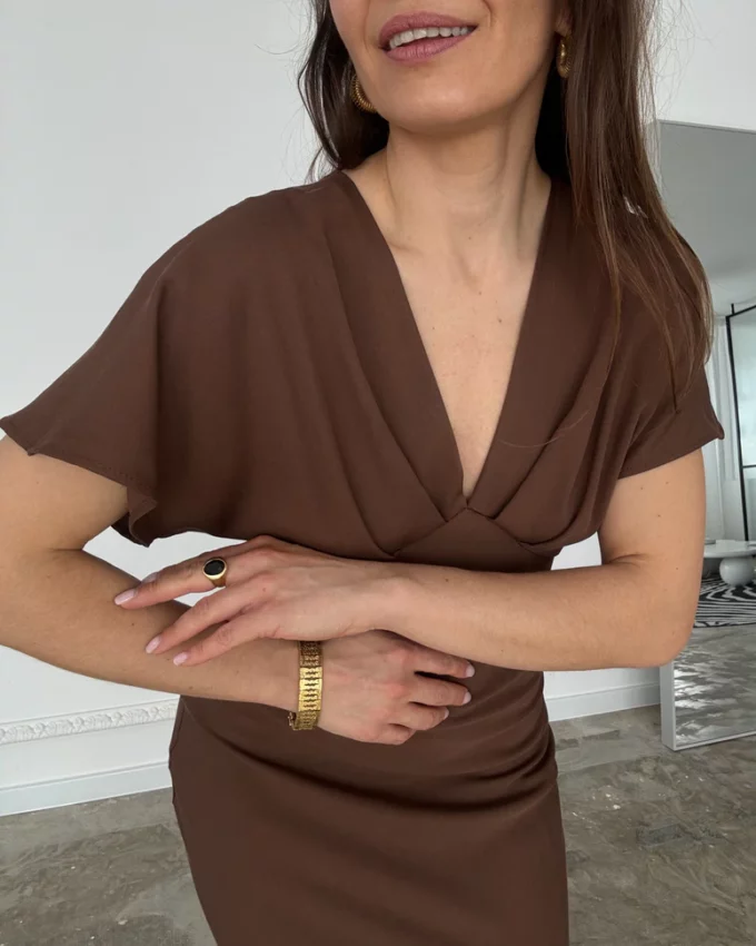 Sukienka Eteral Chocolate