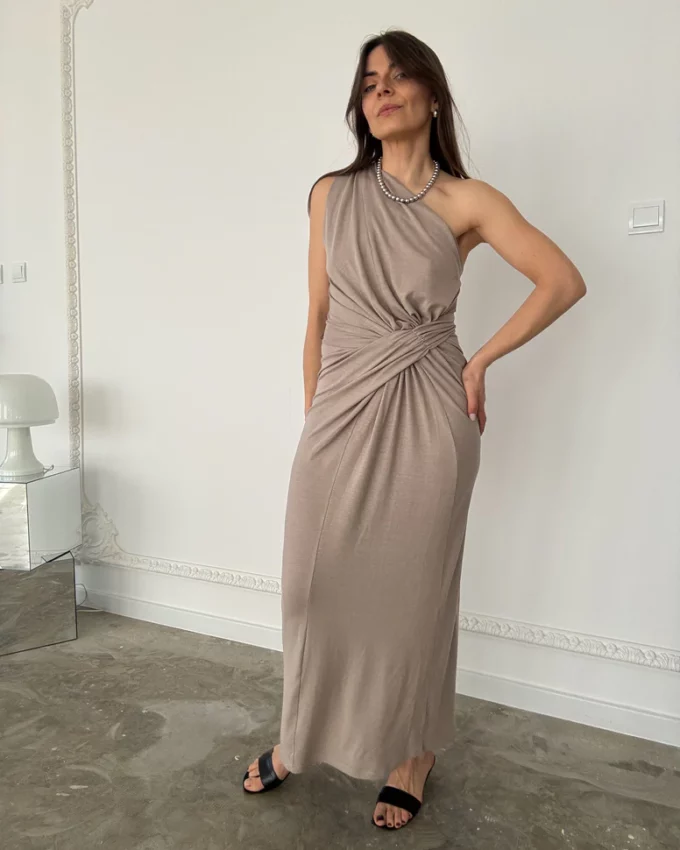 Sukienka Linea Taupe
