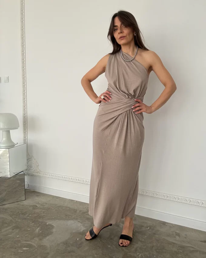 Sukienka Linea Taupe