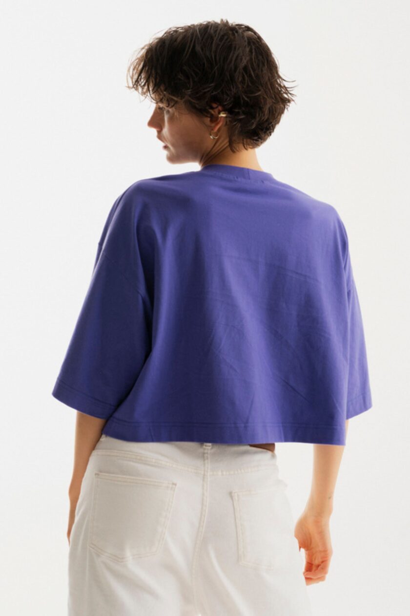 Crop Top Bondi Club Violet - obrazek 3