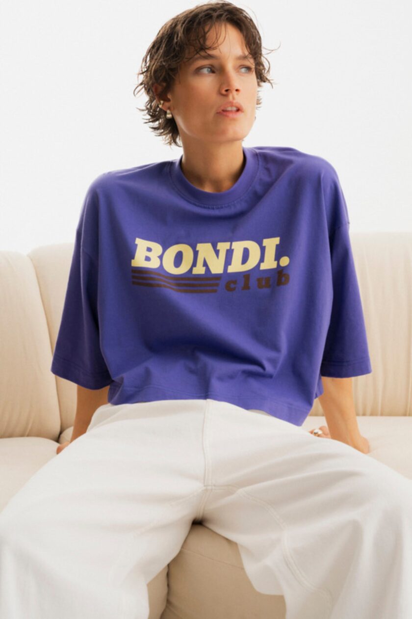 Crop Top Bondi Club Violet - obrazek 2