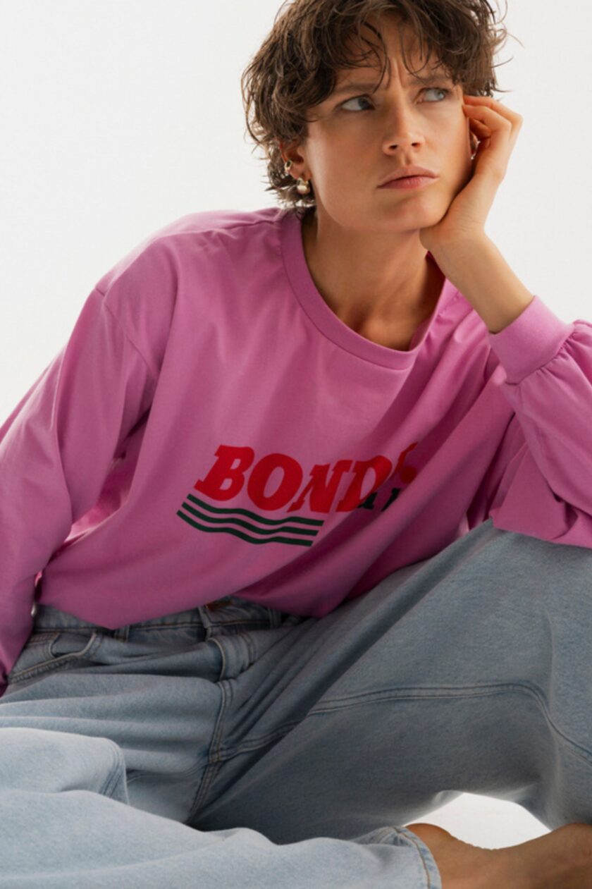 Longsleeve Bondi Club Pink - obrazek 3