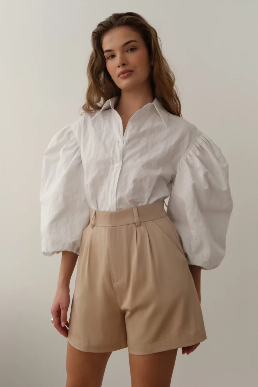 Shorty Yvette Beige - obrazek 3