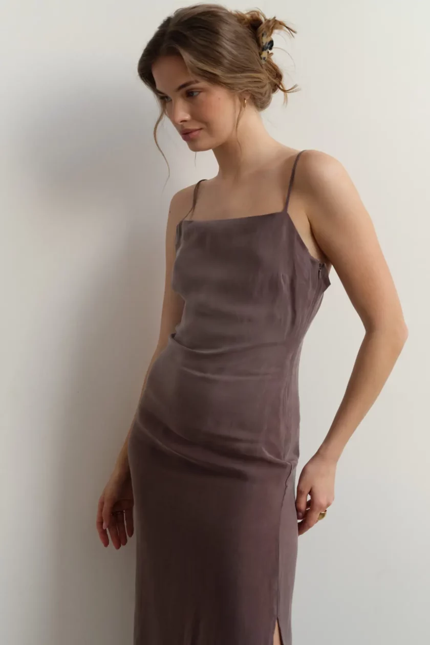 Sukienka Laura Taupe Grey - obrazek 2