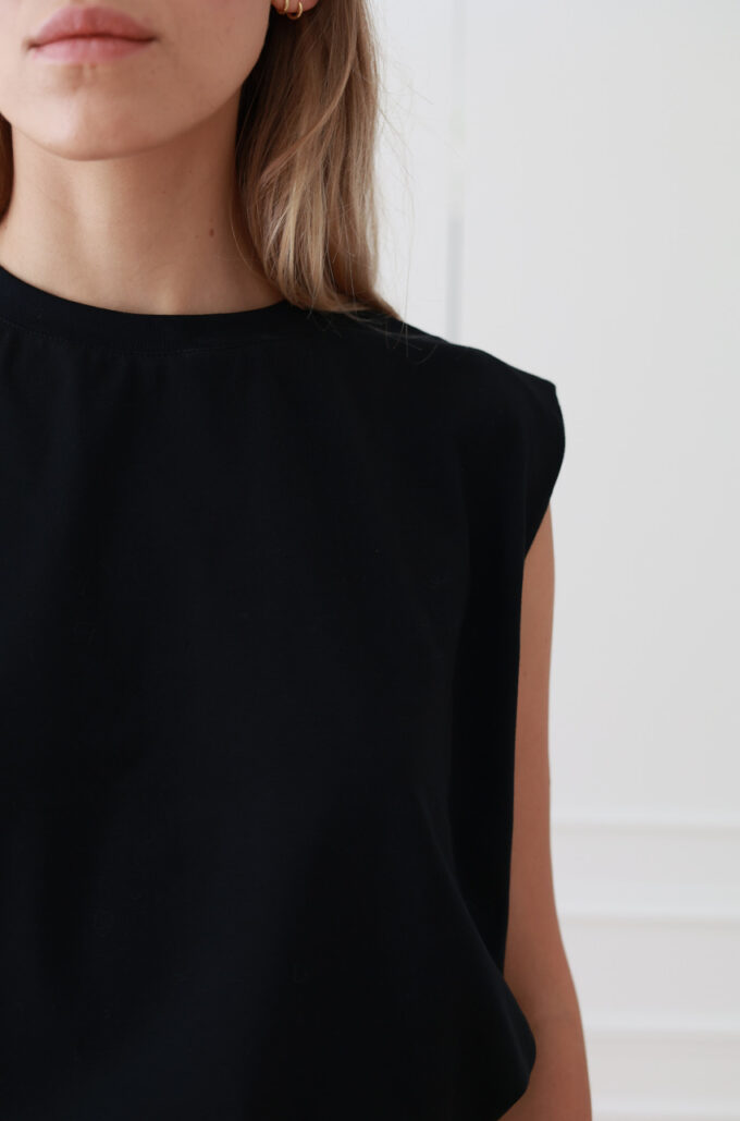 Fargo Long Black Top