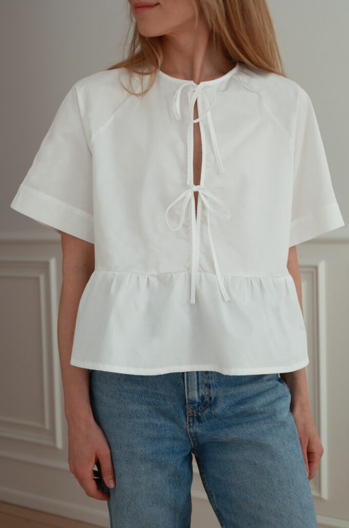 Bodmin White Blouse