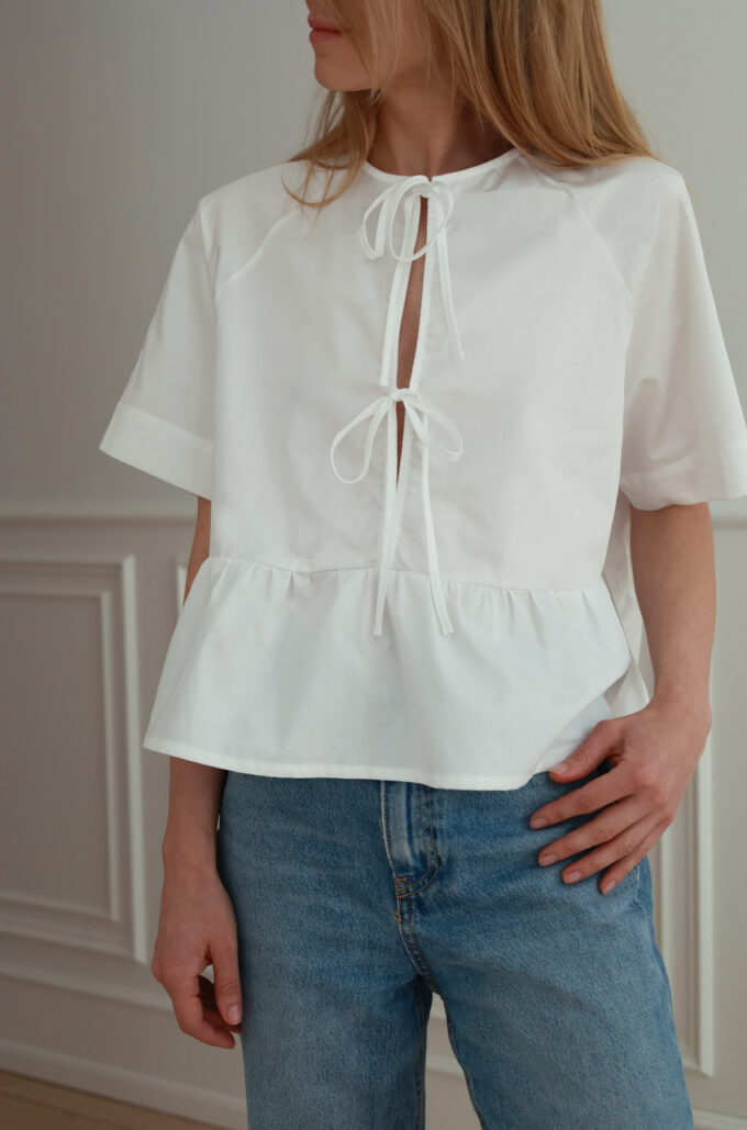Bodmin White Blouse