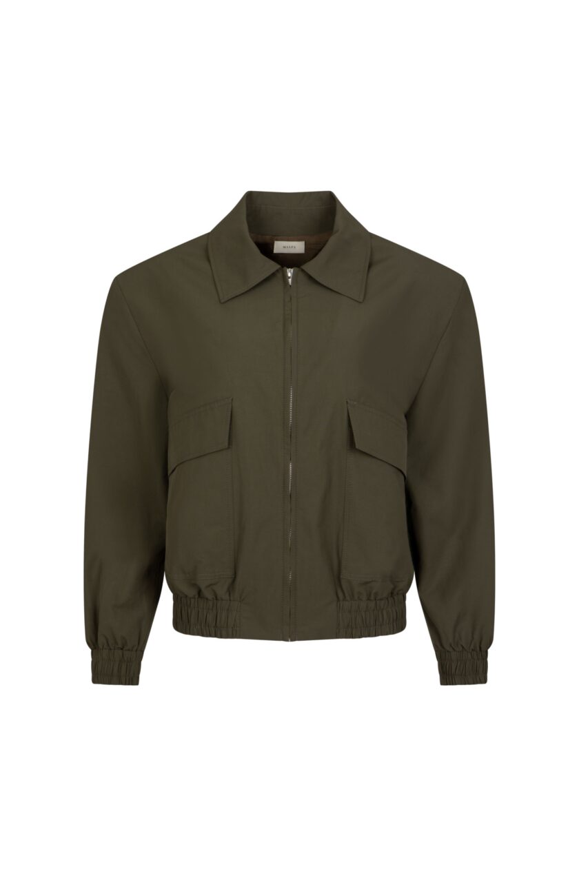 khaki kurtka bomberka