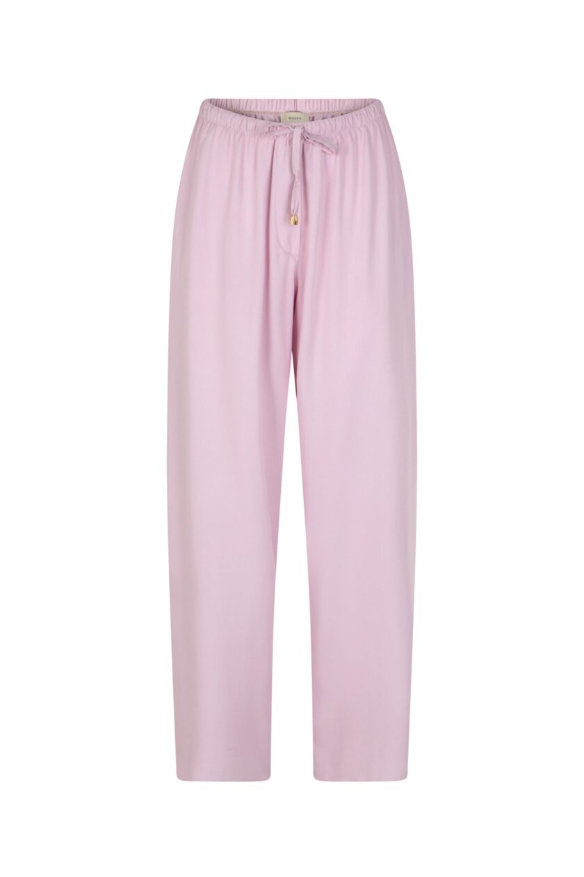 pink drawstring trousers