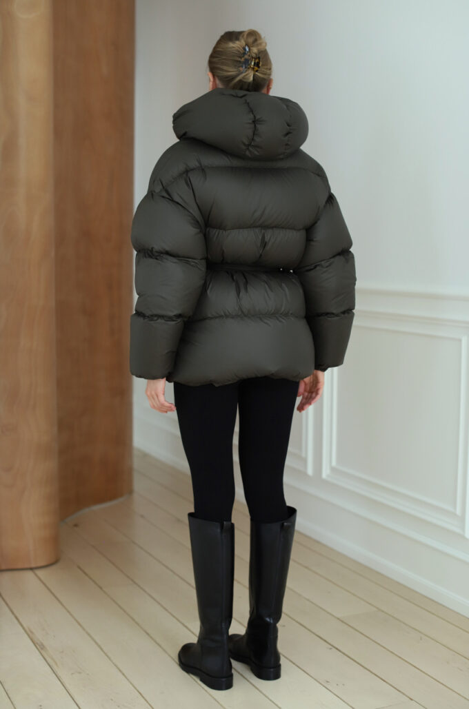 Premium Kurtka Puchowa Khaki