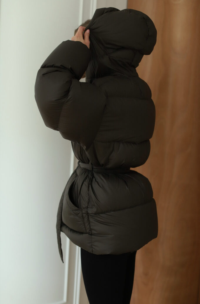 Premium Kurtka Puchowa Khaki