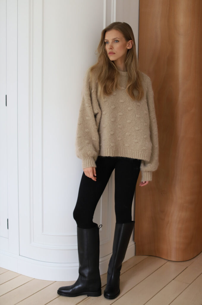 Premium Sweter Graz Beżowy