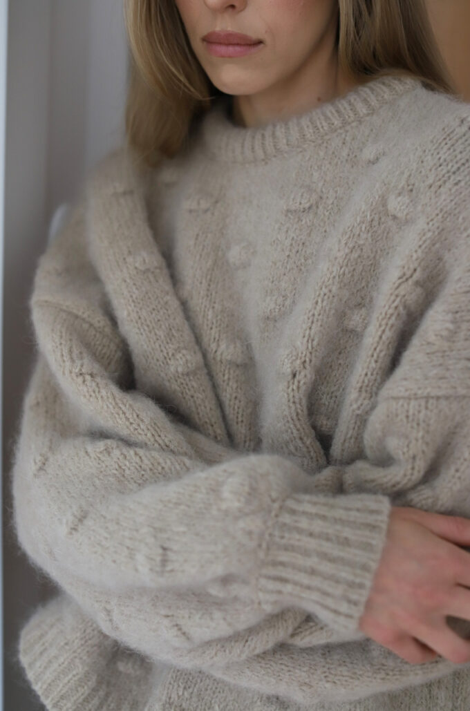 Premium Sweter Graz Beżowy