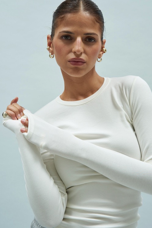 Longsleeve Basic Cream