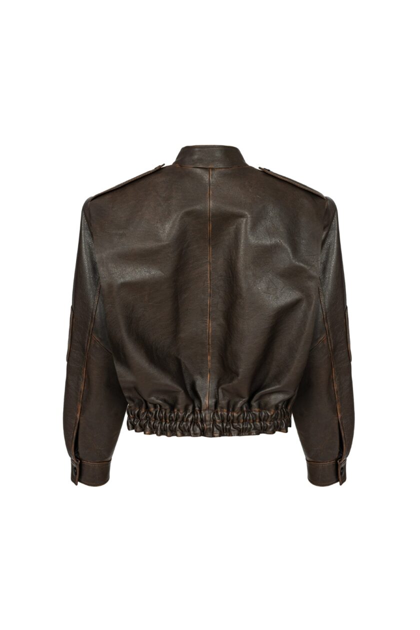 Gaiete Retro Bomber Jacket - obrazek 2