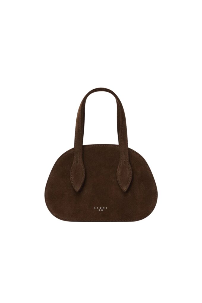 Atom Linda Mini Bag Zamsz Czekoladowy