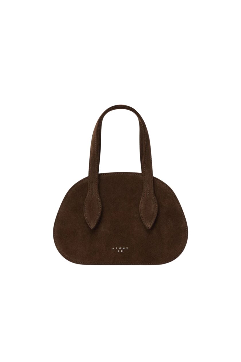 Atom Linda Mini Bag Zamsz Czekoladowy - obrazek 2