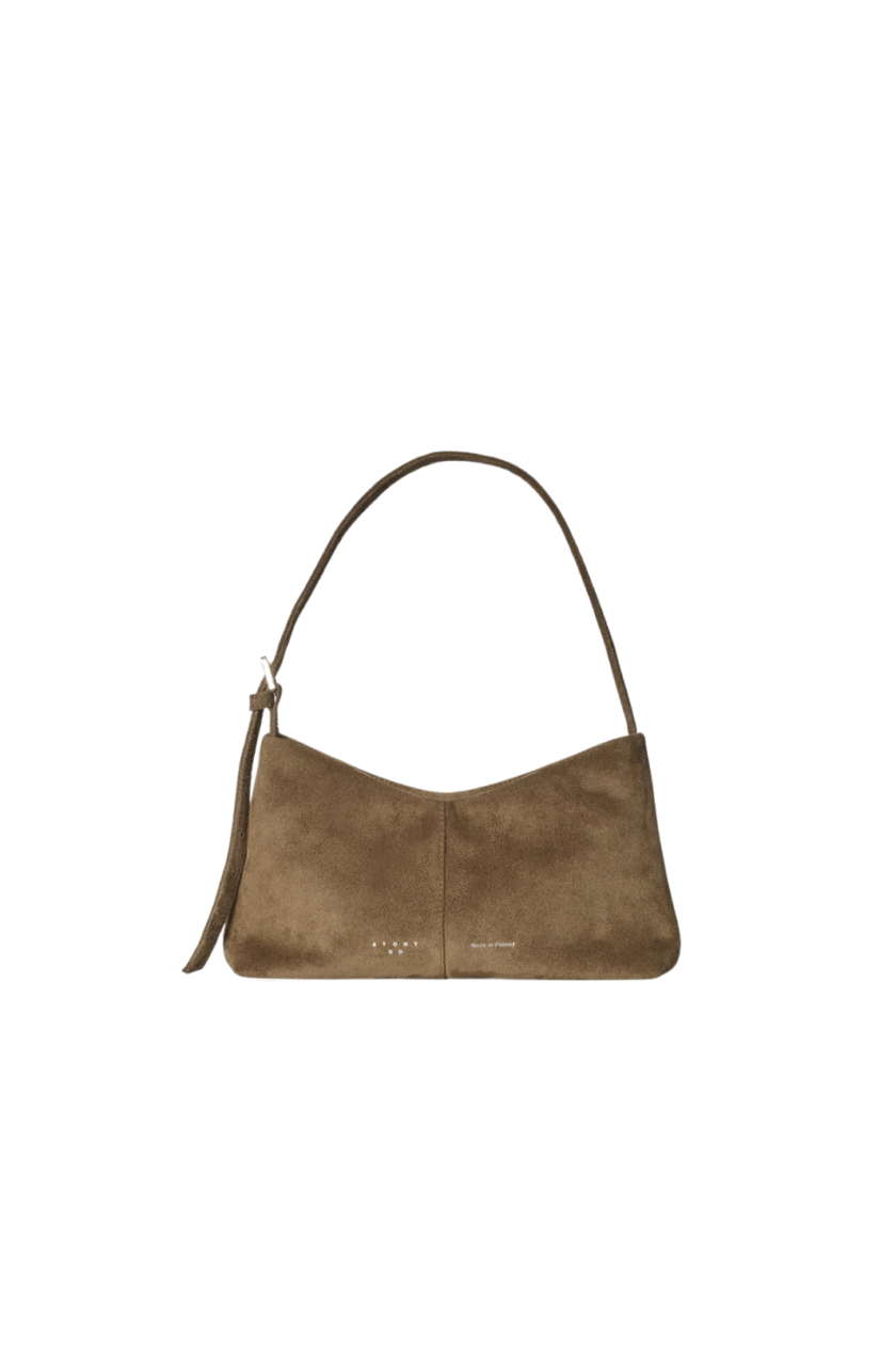 Atom Dia Mini Bag Zamsz Brązowy