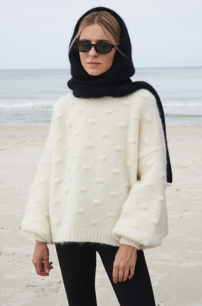 Kaptur z Szalikiem Czarny