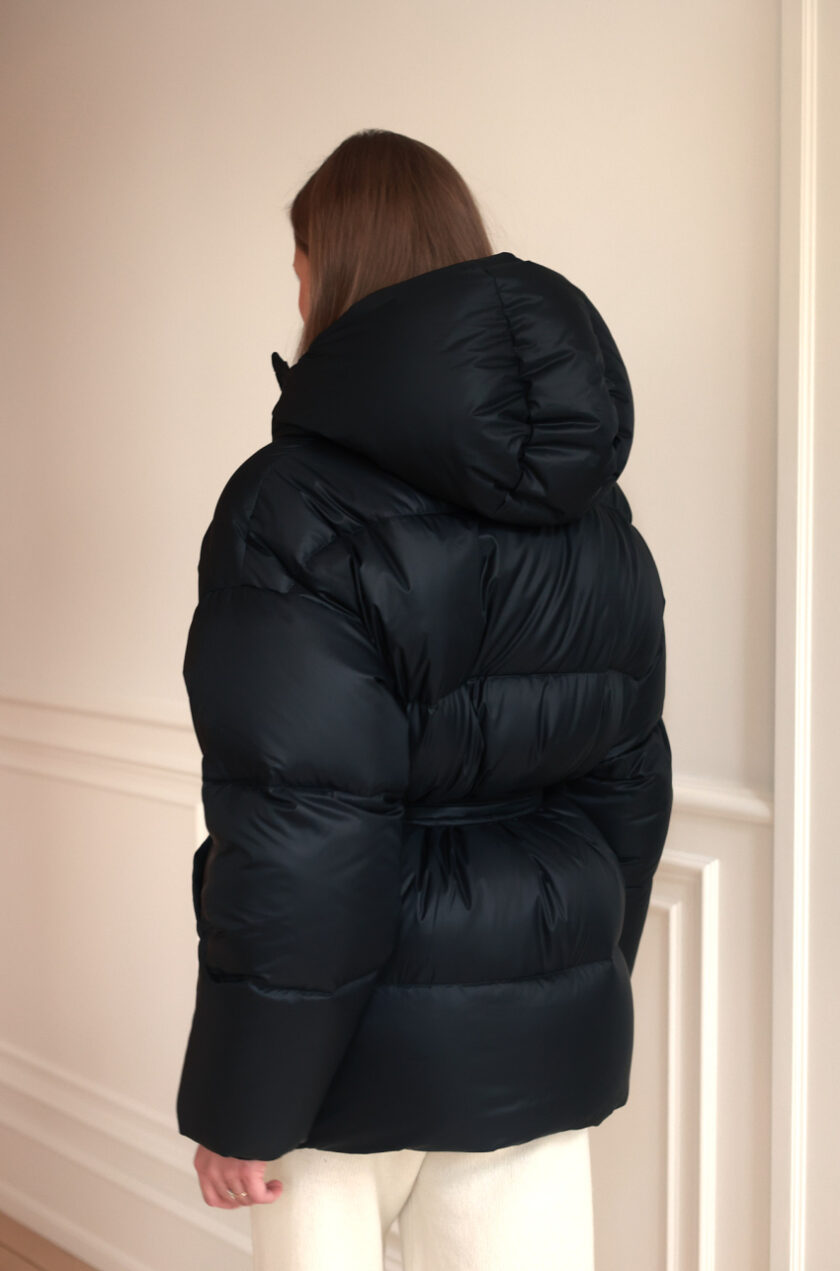 Premium Kurtka Puchowa Czarna - obrazek 4