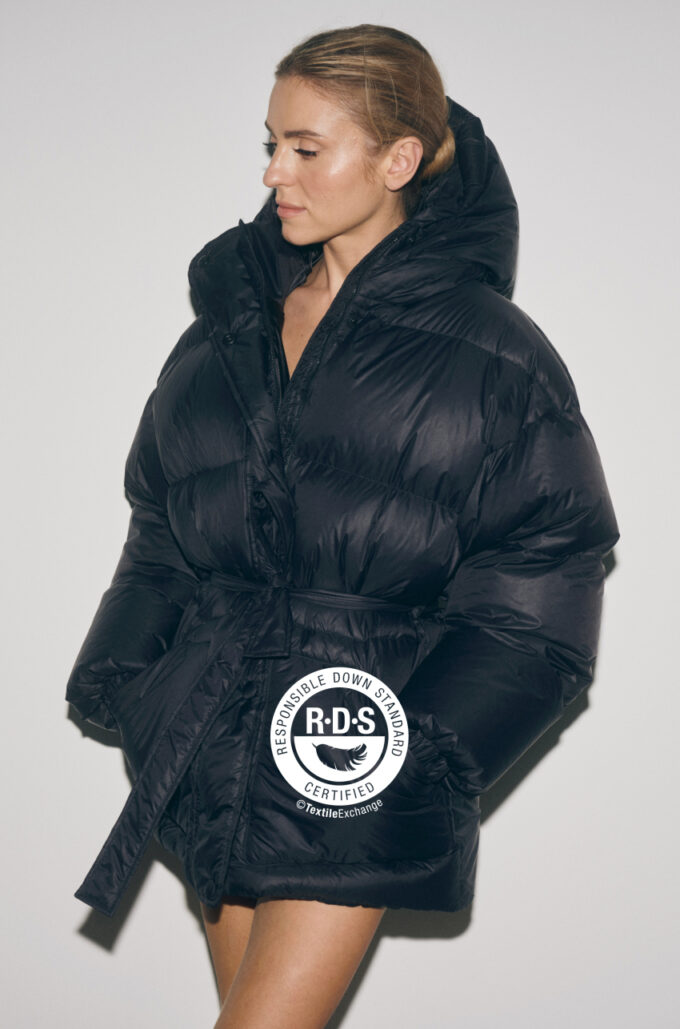 Premium Kurtka Puchowa Czarna