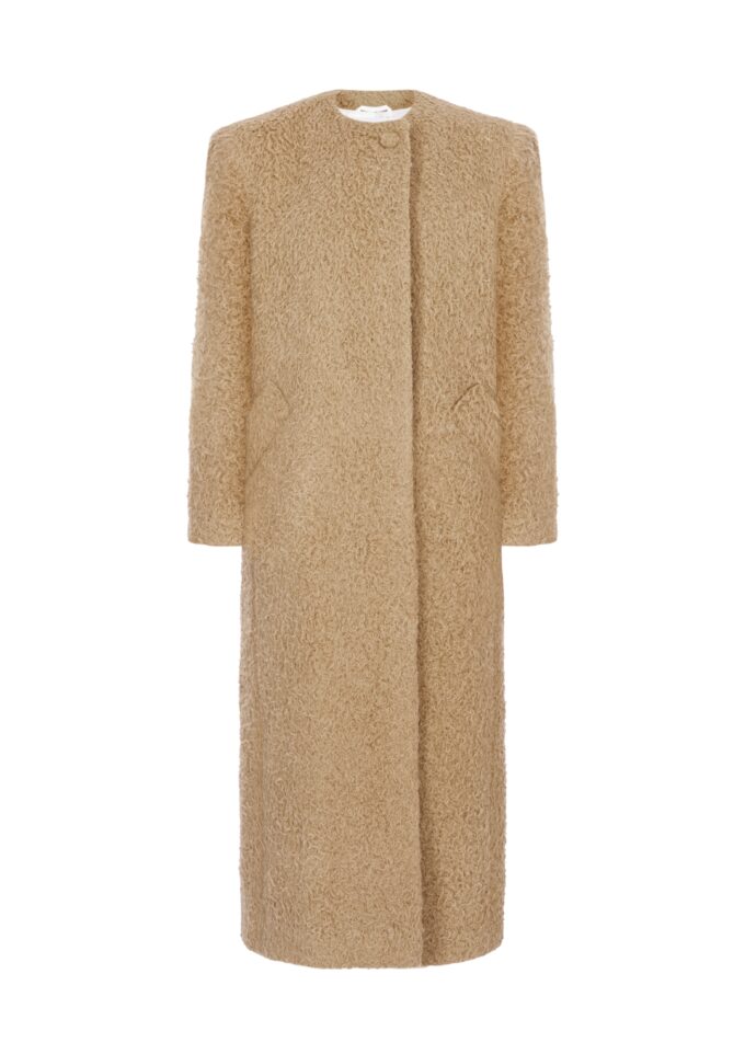 Arke Camel Fur Coat