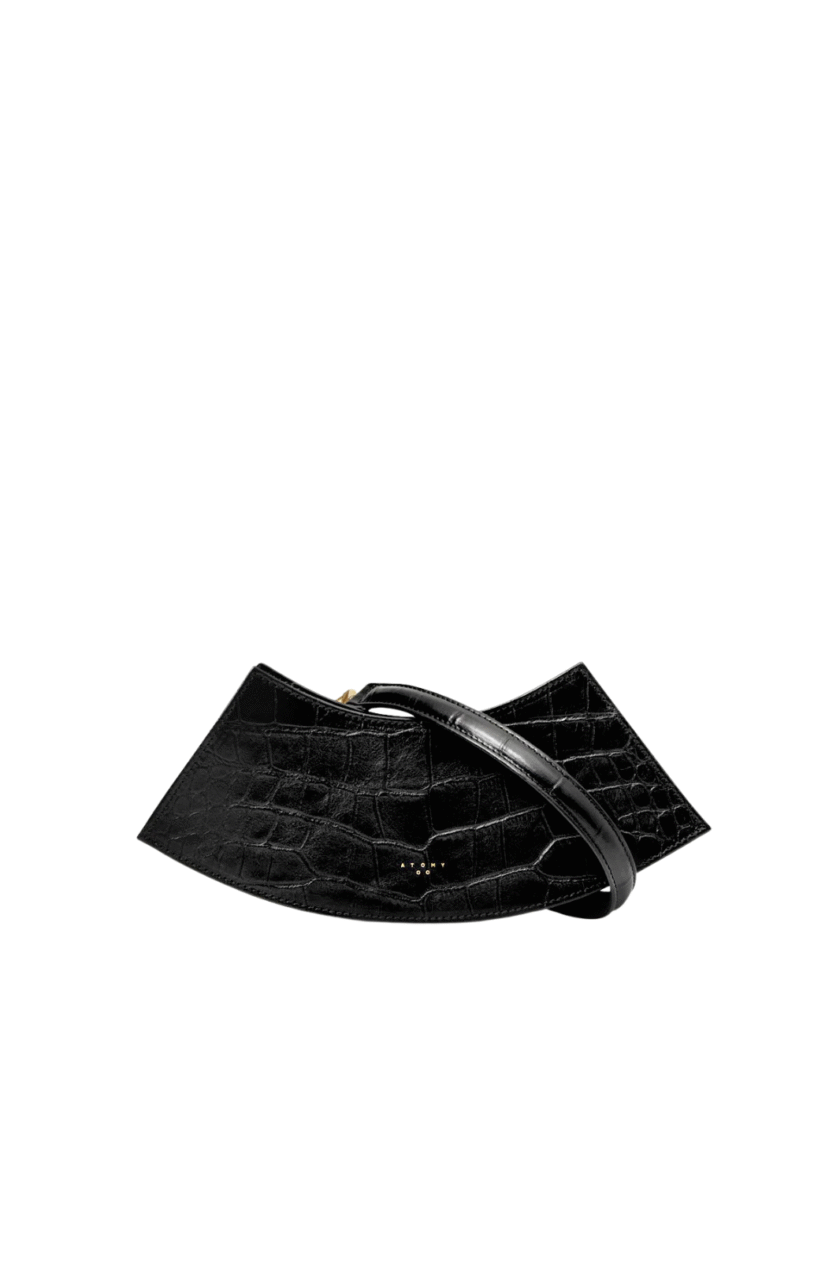 Atom Arc Bag Czarny Krokodyl - obrazek 2