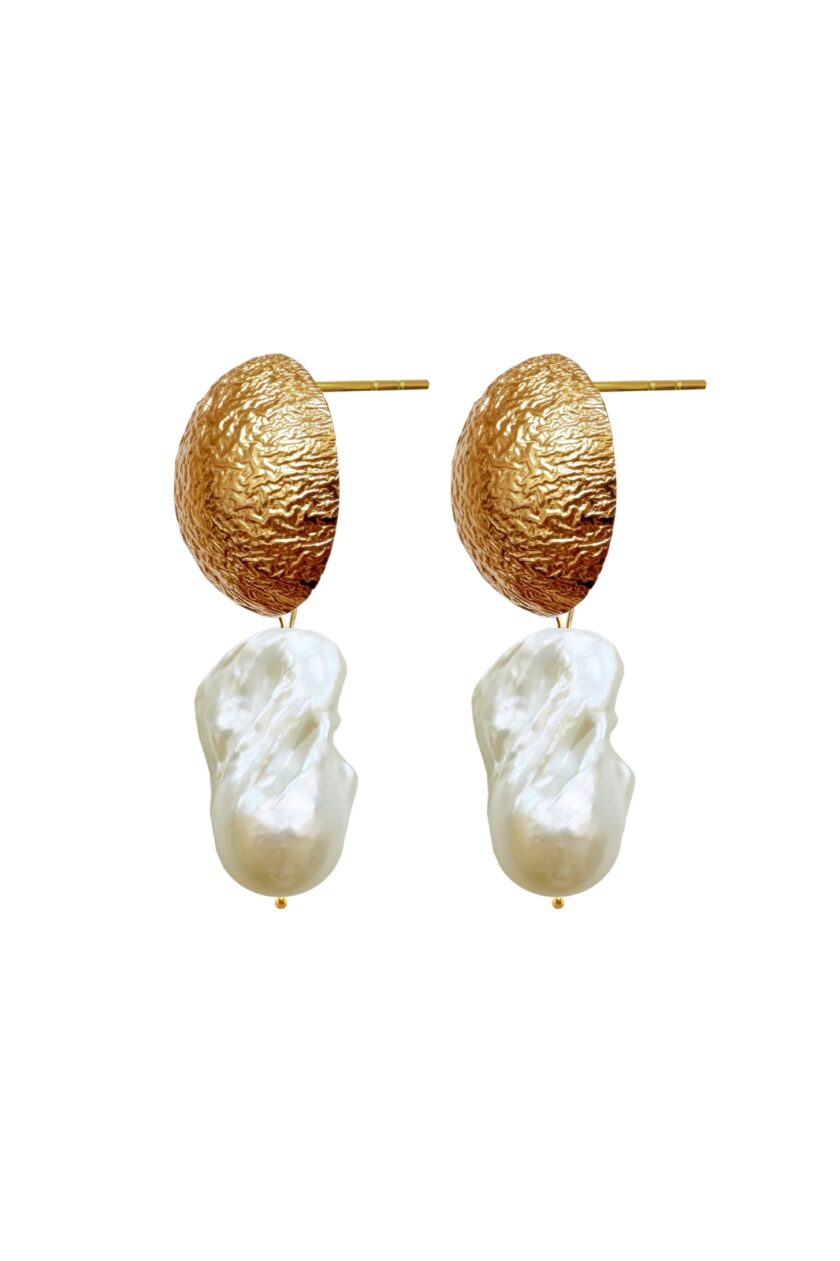 Dina Gold Earrings - obrazek 2