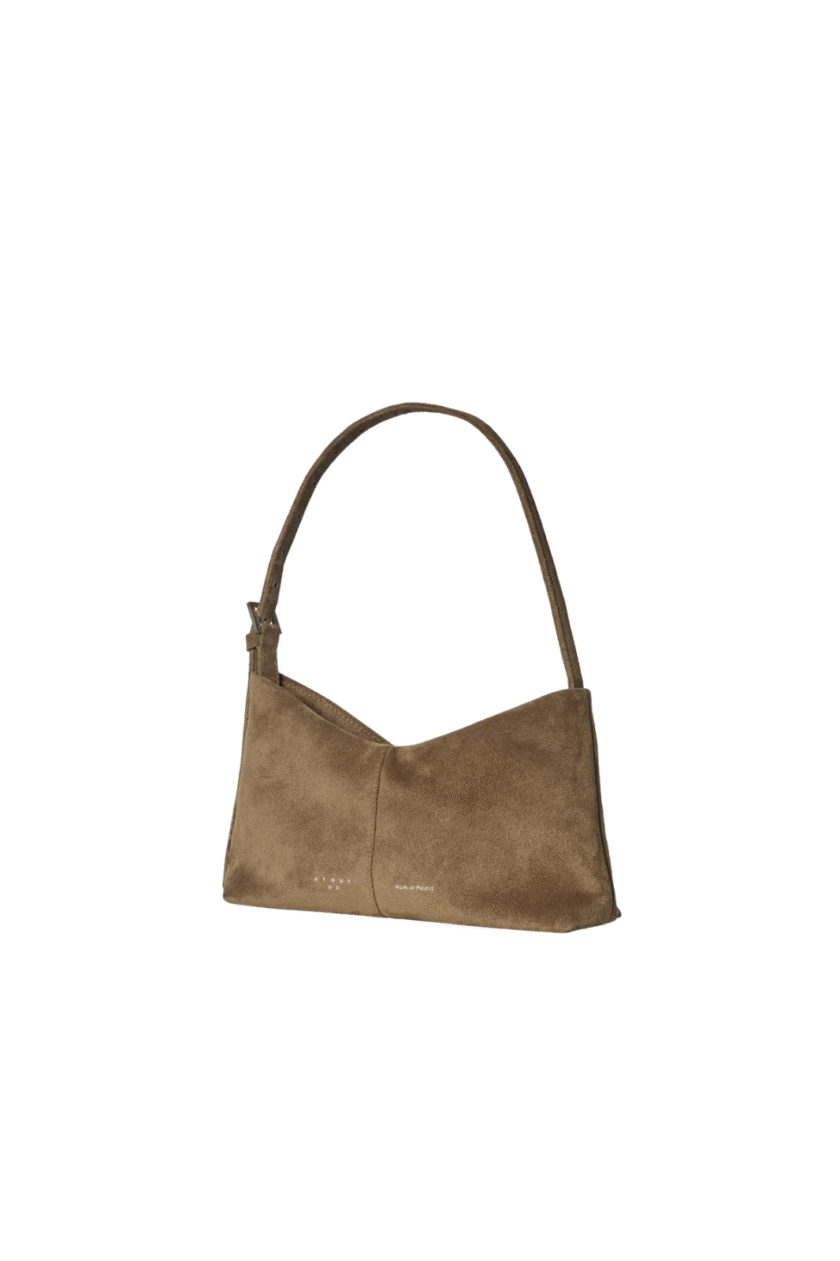 Atom Dia Mini Bag Zamsz Brązowy - obrazek 2
