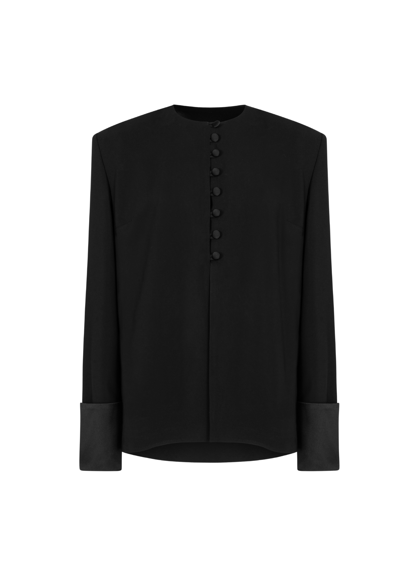Rhea Black Soft-Tailored Blazer