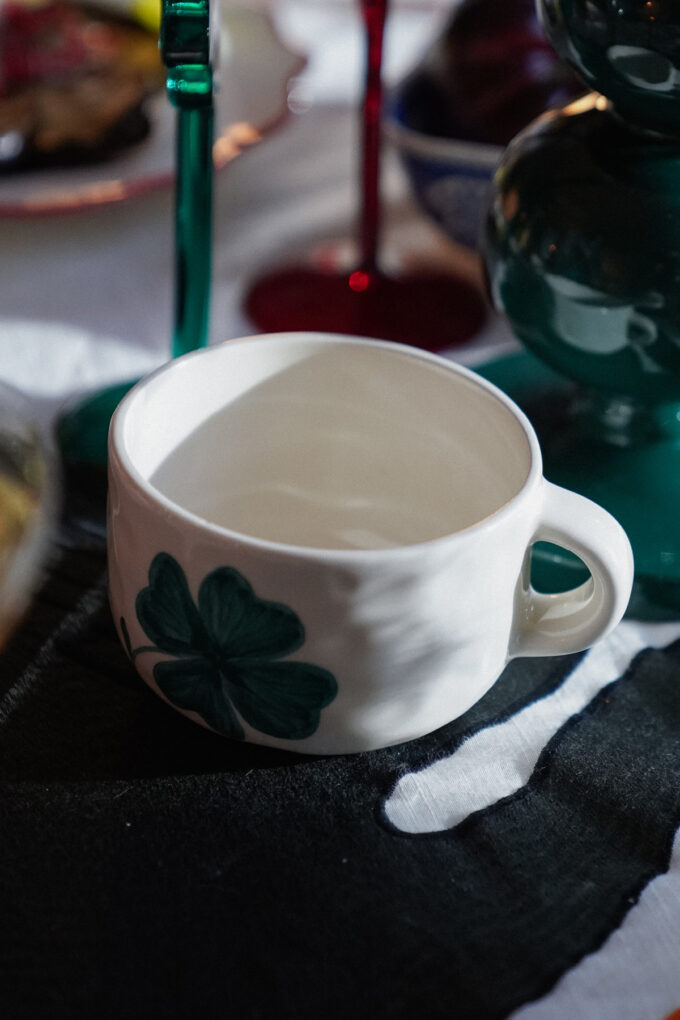 Shamrock Cappuccino Mug