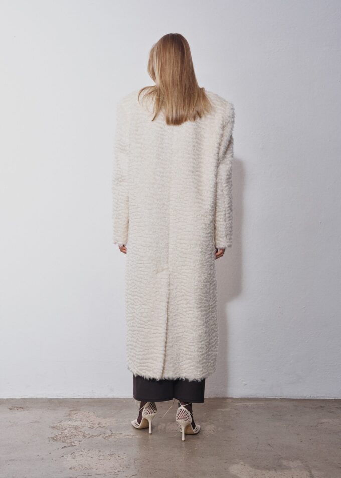 Arke Cream Fur Coat