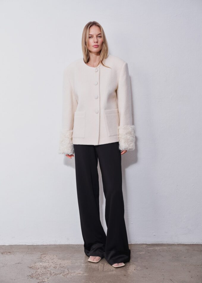Vera Cream Wool Jacket